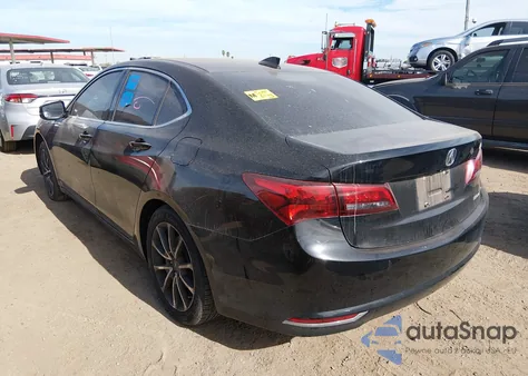 2016 Acura Tlx V6 Tech из США, поврежденный, VIN 19UUB3F53GA001990